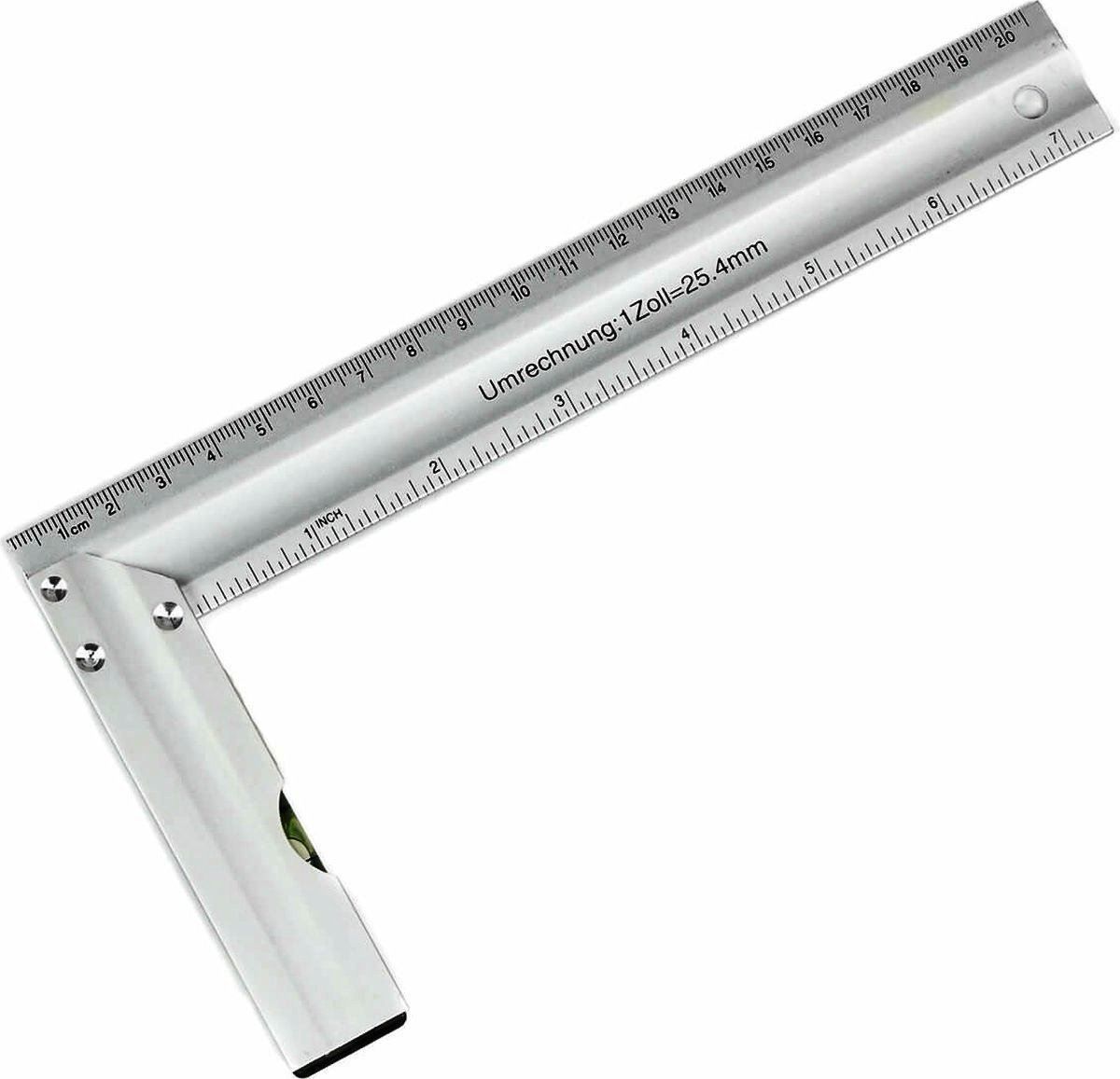Misurare: WINKEL mit WASSERWAAGE  Grösse: 200 X 100mm – Nuovo e nell'imballaggio originale da St. Gallen venduto da schnaeppchen-preise 1