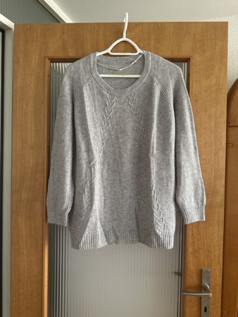 Winter Strick-Pullover aus Merinowolle/Kaschmir, Grösse Xl