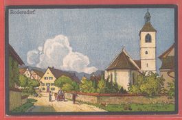 Rodersdorf - Kunstkarte ca. 1915