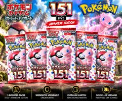 Pokemon SV2a Scarlett & Violett – 5 versiegelte Booster Pack