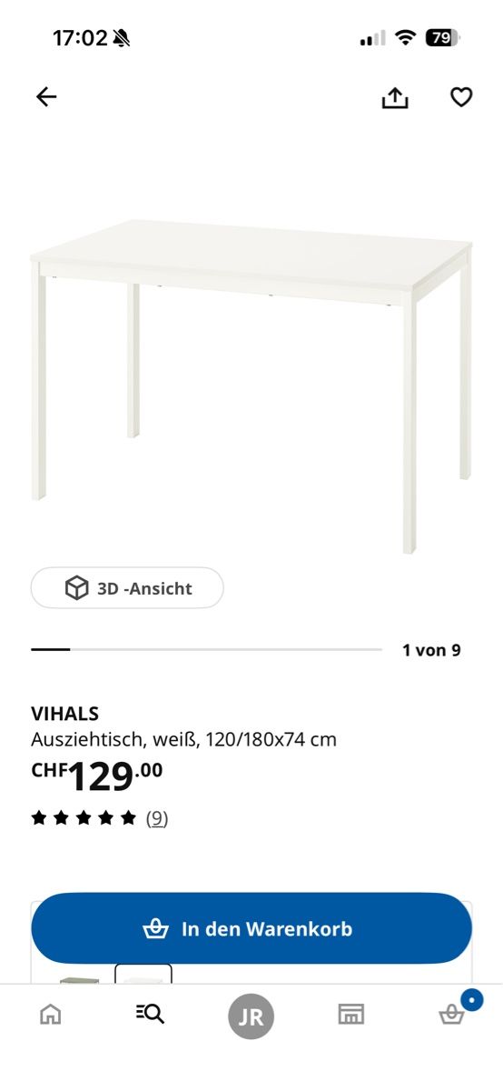 Ikea Tische: VIHALS Ausziehtisch IKEA – Gebraucht aus Basel von Rhabarberdiva 5