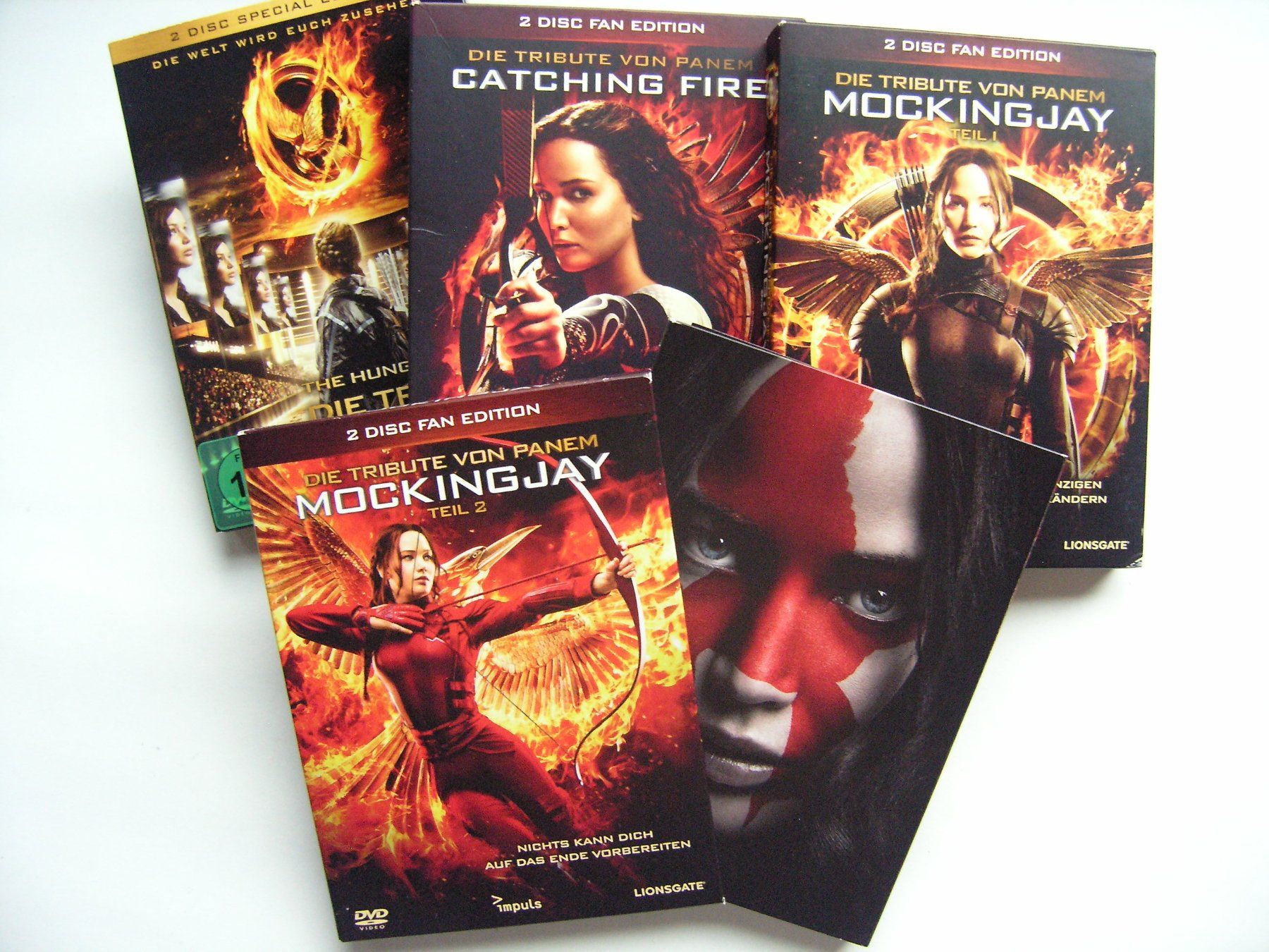 Tutti i DVDs: Die Tribute von Panem - Complete DVD Collection – Usato da Zuzwil SG venduto da vette13 6