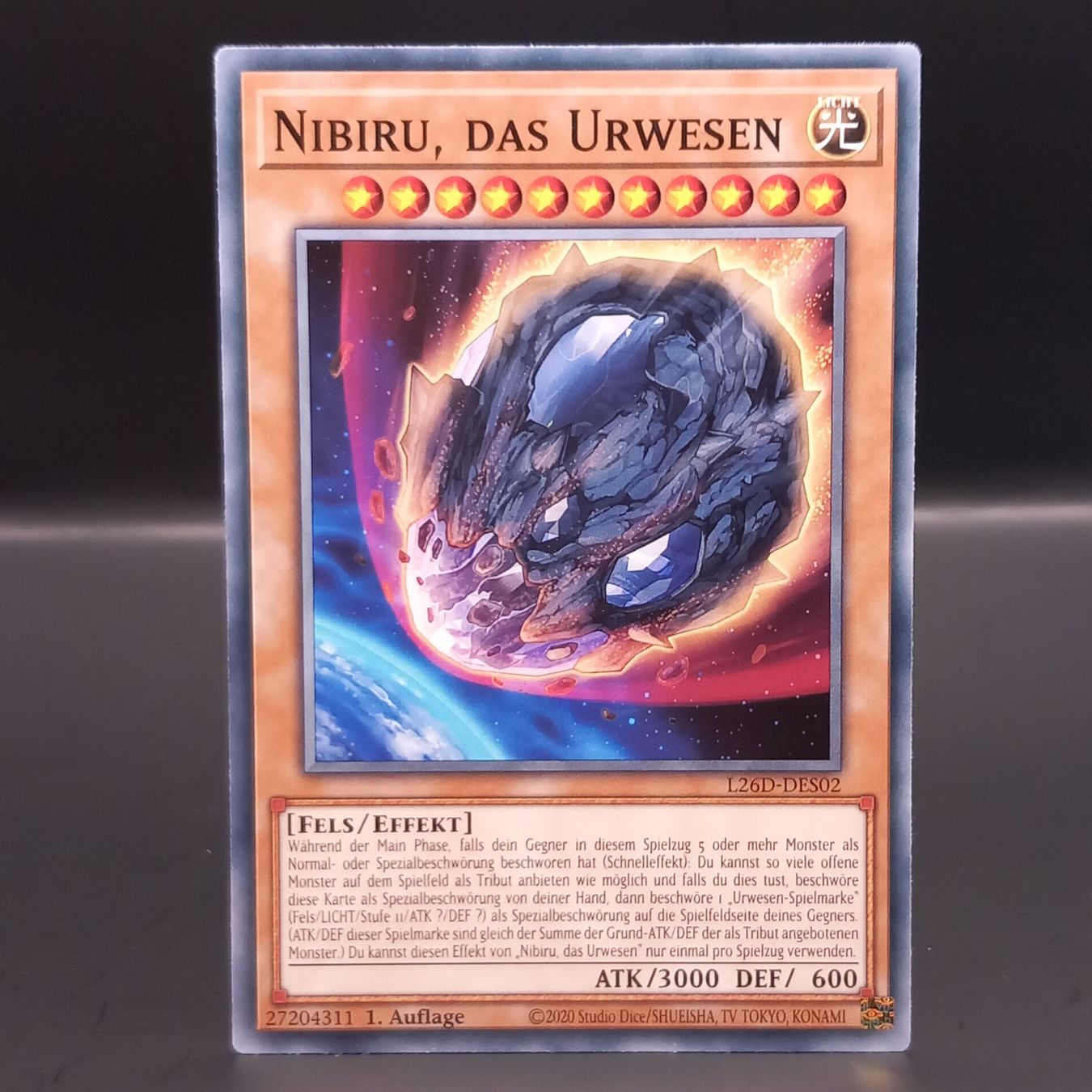 Yugioh Carte collezionabili: Nibiru, das Urwesen - Common - DE – Nuovo (secondo la descrizione) da Basel venduto da LegacyLink