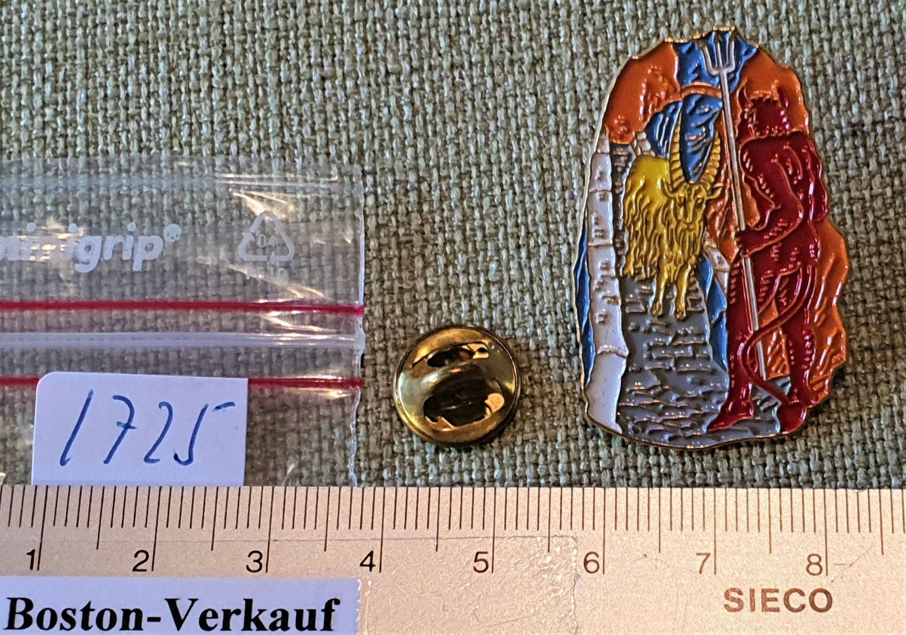 Spille & Fermagli: I725 Kunst Pin Simone Erni - Tüfelsbrugg – Usato da Reinach BL venduto da Boston-Verkauf 2