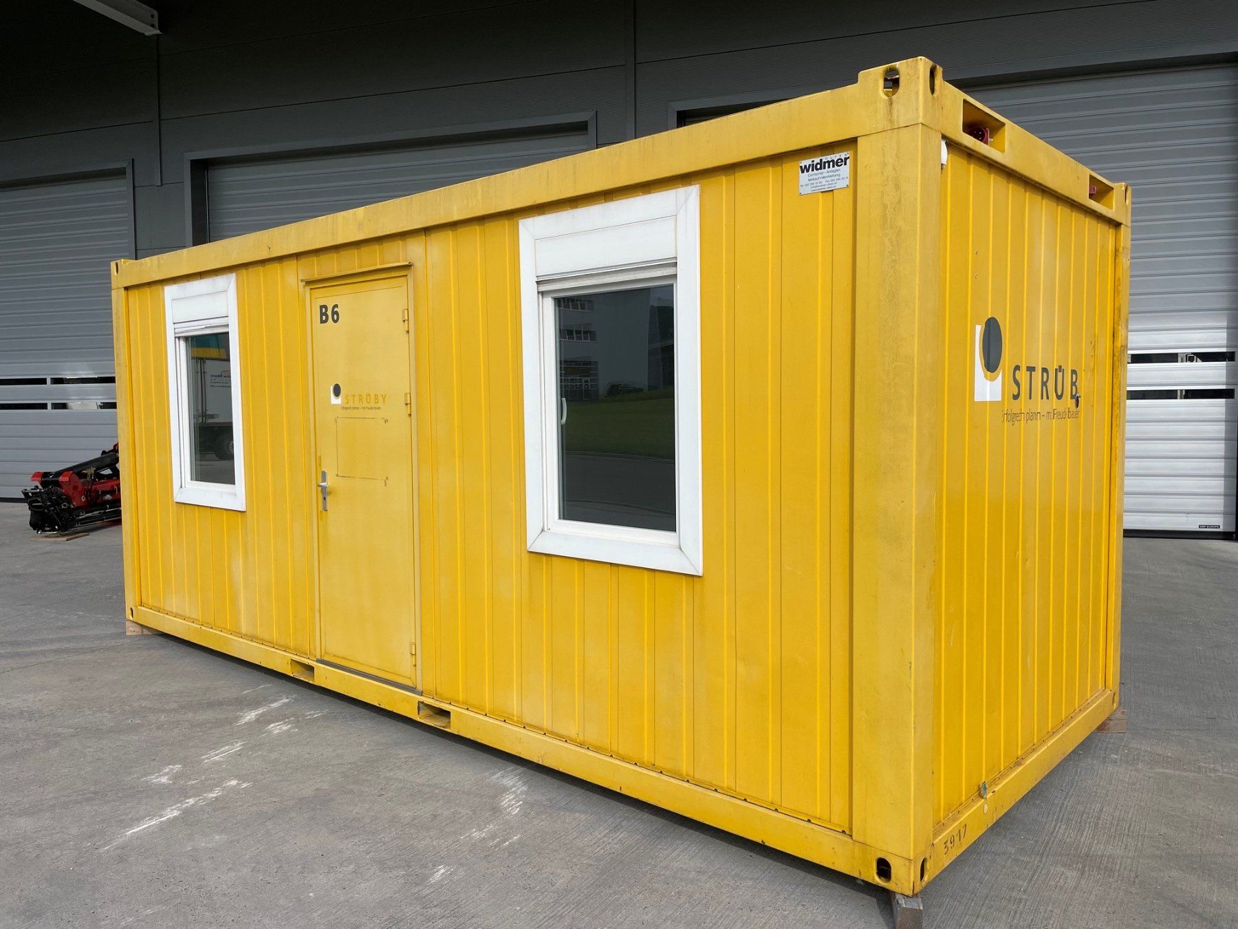 Contenitori edile: Baucontainer, Container, Bürocontainer, Baracke, Baustelle! – Difettoso da Kradolf venduto da BKSAG 1