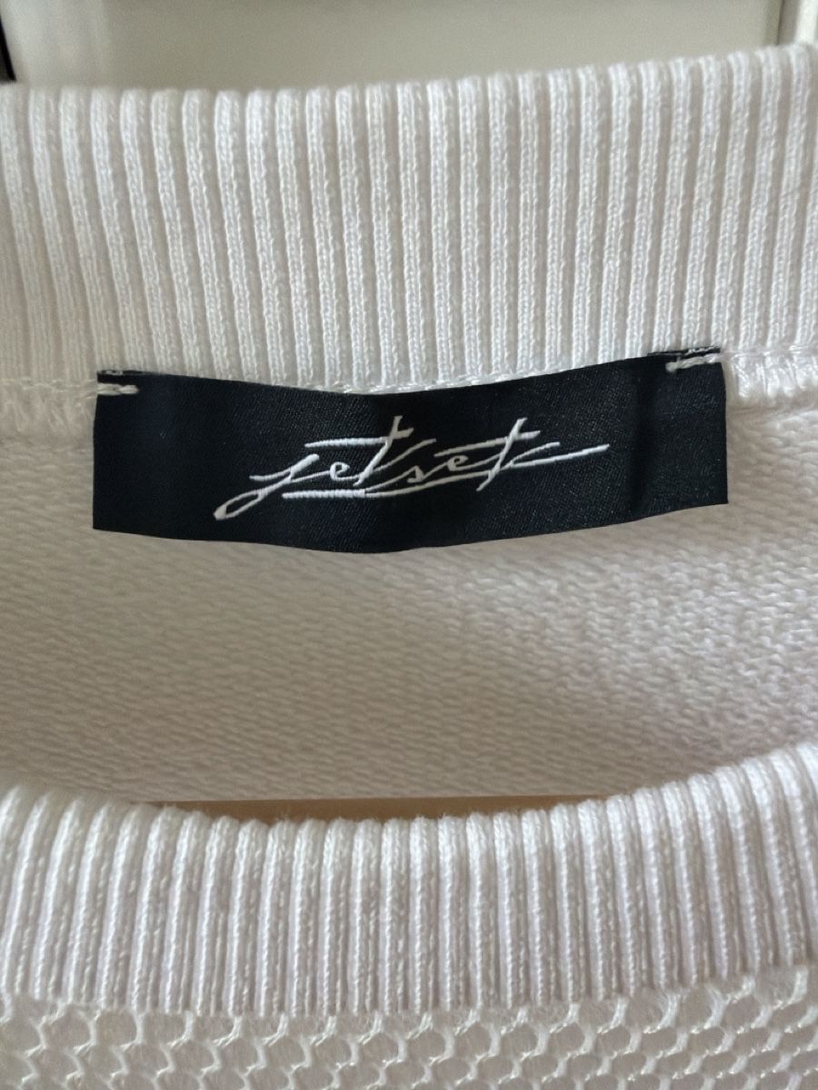 Jet Set Maglioni & Felpe: White Jet Set Mesh Sweatshirt  – Nuovo (secondo la descrizione) da Stallikon venduto da RTagel 3