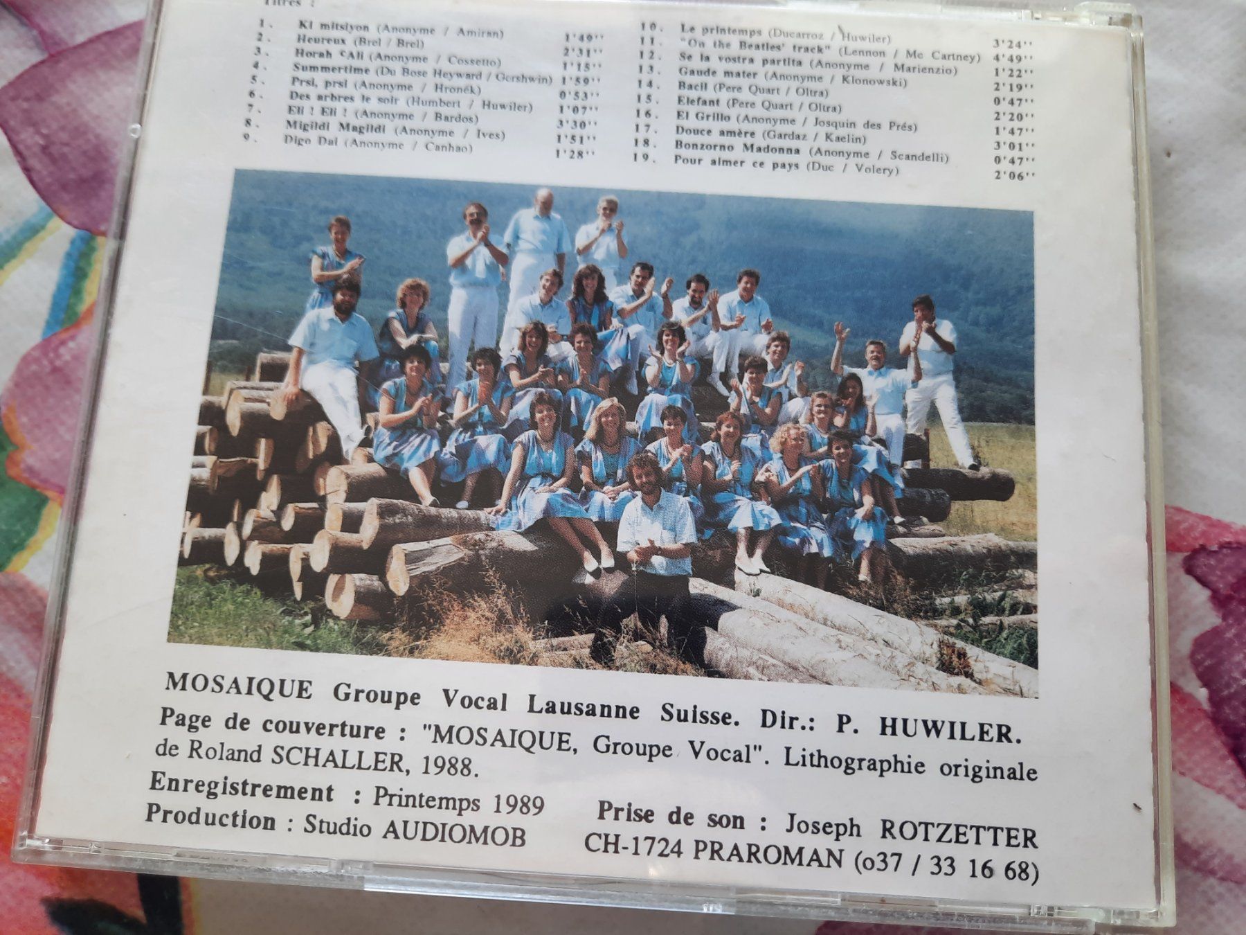CD: CD Mosaïque - Direction P. Huwiler – Usato da Pully venduto da bro_n52j 2
