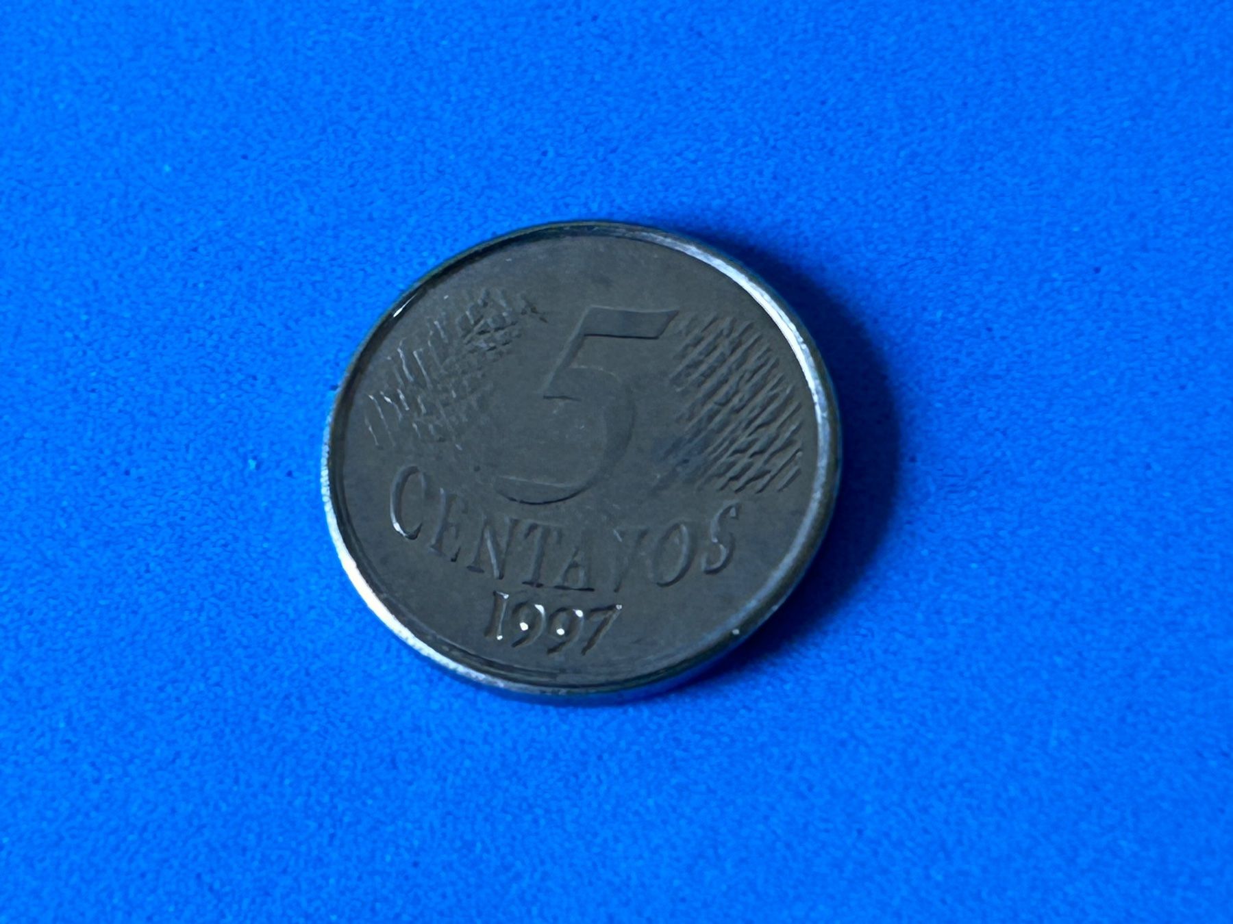 Tutti le monete: Brazil - 5 Centavos 1997 – Usato da Corcelles NE venduto da AJKader 2