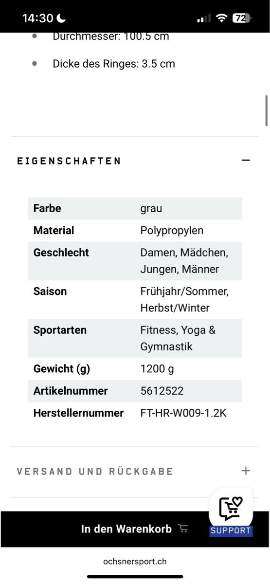Hometrainer: Fitness Hoola Hoop – Gebraucht aus Näfels von vike17 3