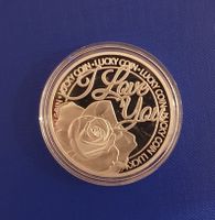 Liebesbeweis Silber-Münze ❤️ "Love You" ❤️ (NEU/OVP)