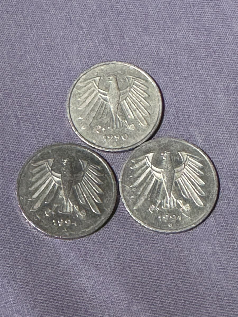 Tutti le monete: 3* 5 Mark Münzen – Usato da Hochdorf venduto da fla_hl9g 1