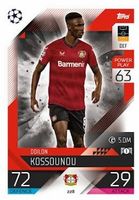 Topps Football Card Odilon Kossounou Match Attax Leverkusen