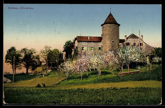 Cartoline postali: AK Echallens, Château d`Echallens – Usato da Berlin venduto da bartko-reher