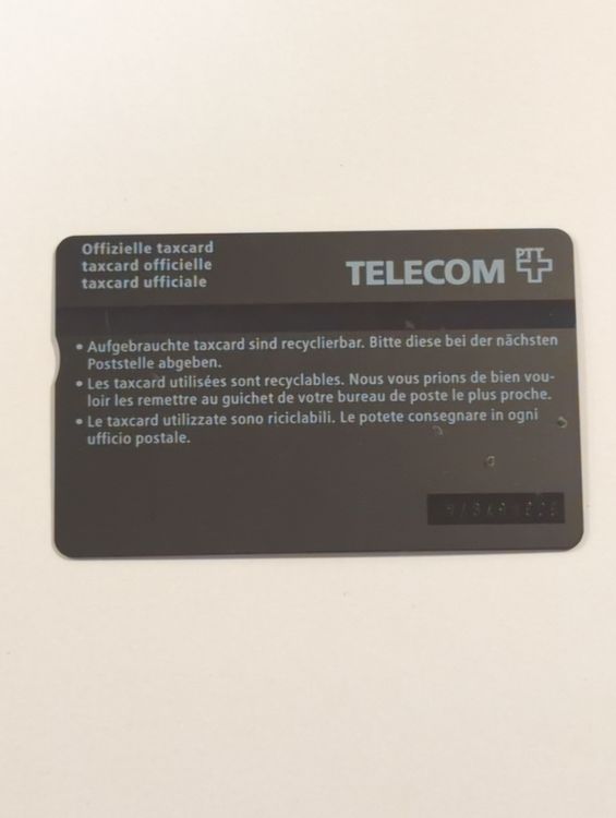 Cartes de téléphone: Carte téléphonique PTT / taxcard – D'occasion à Chavannes-Renens par the_glu 1