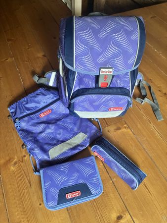 Step by Step School Bag Set - Purple, Used Condition!🎒📚🖍️
