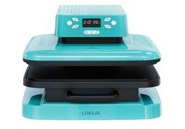 LOKLIK Transferpresse Auto blau