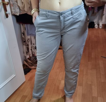 Graue Sommerhose, Grösse 40/42, Slim Fit, CECIL