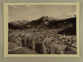 DAVOS GEGEN SEEHORN, ALTE PHOTOGLOB FOTOGRAFIE