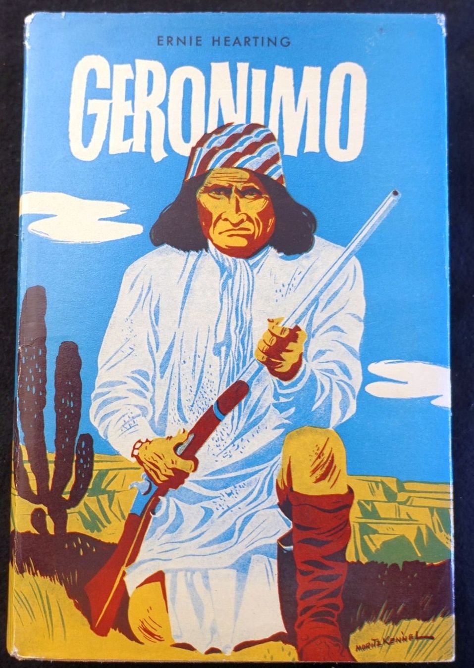 Libri: Ernie Hearting: Geronimo, Waldstatt, 1952. Moritz Kennel – Usato da Gutenswil venduto da Optico