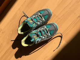 Chaussures de randonnée turquoises, Jack Wolfskin Taille 31