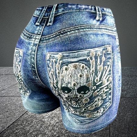 🔥Lässige High-Waist Jeggings-Shorts–Perfekter Sexy-Sitz🔥💫