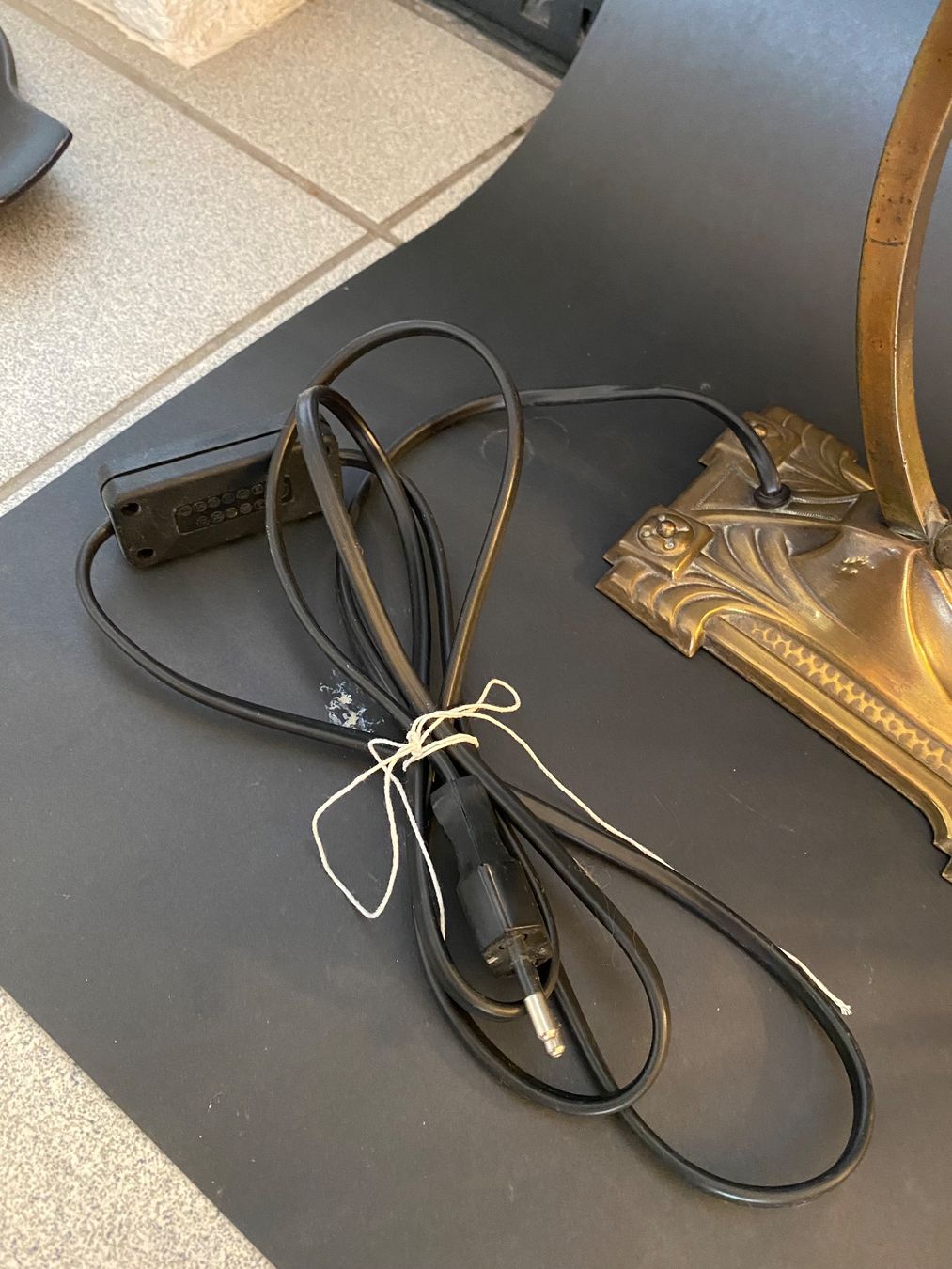 Lampade: Antik Jugendstil Tischlampe um 1900 – Usato da Sempach venduto da timesarechanging 4
