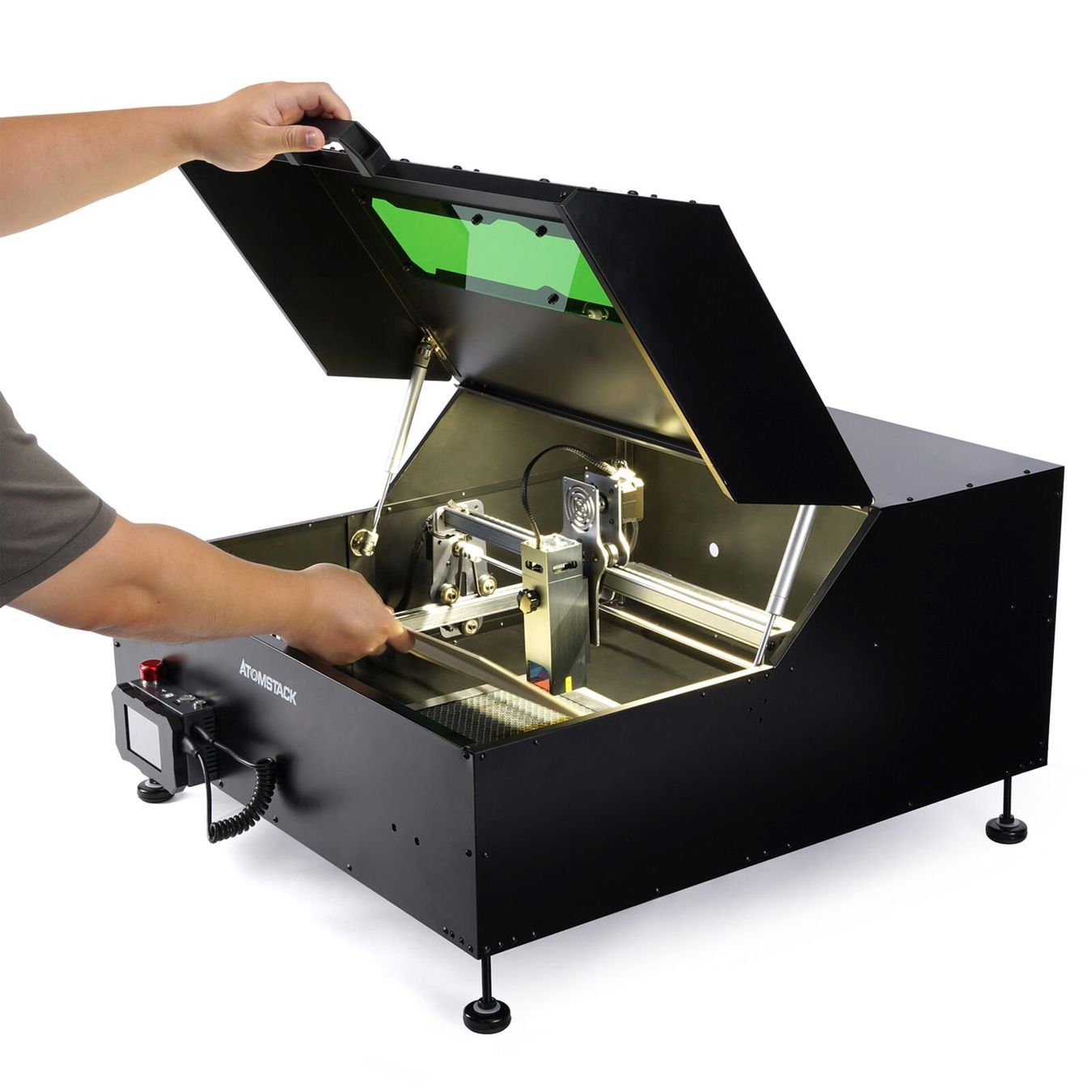 Alle Maschinen: ATOMSTACK B1 Schutzbox Staubschutz für Lasergravurmaschine – Neu und originalverpackt aus Malans GR von BUYBEST-Schweiz 2