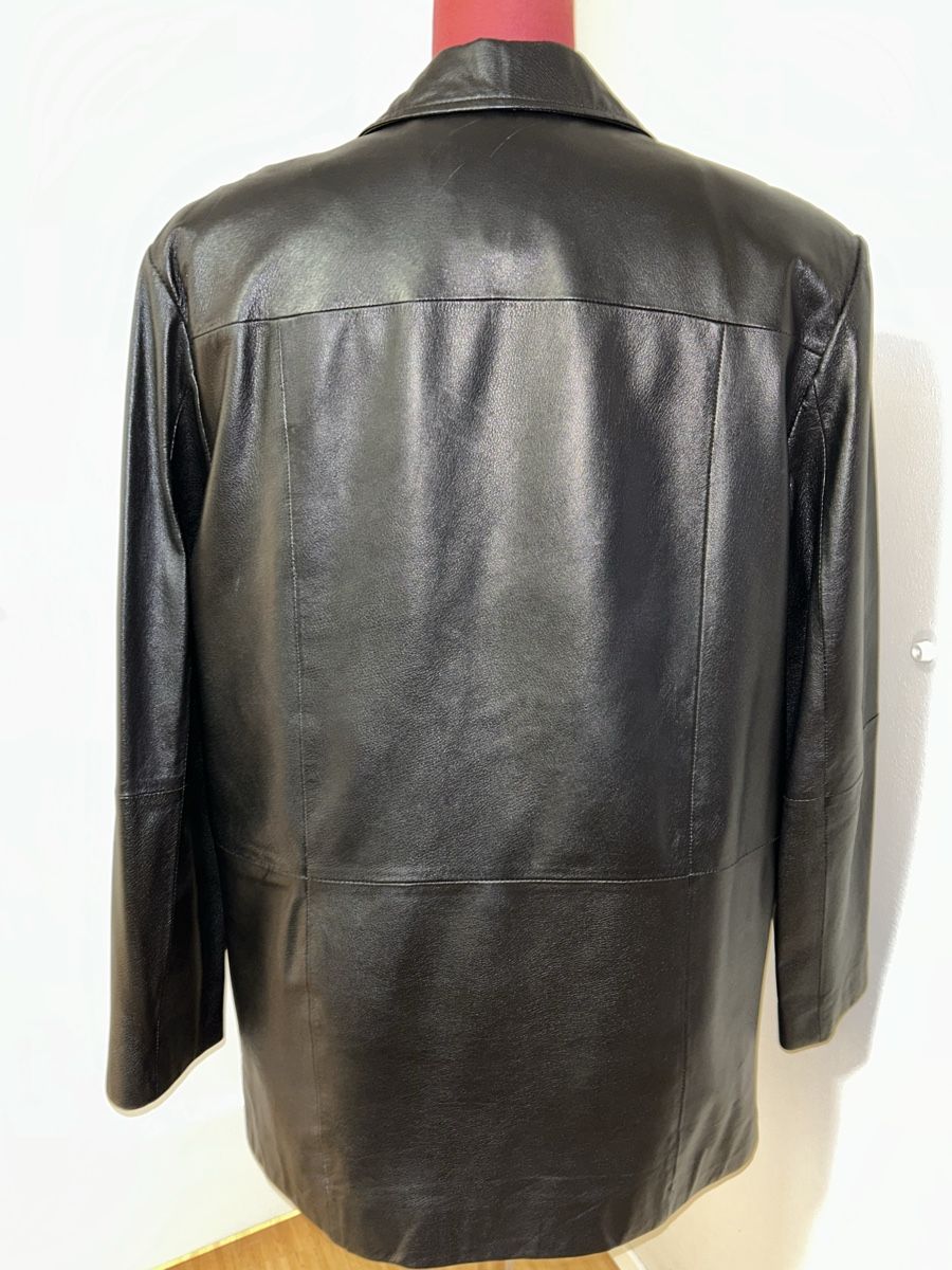 Cappotti: Herren Ledermantel Echtleder Gr. M / passt eher XL – Usato da Nebikon venduto da icon.vintage 2