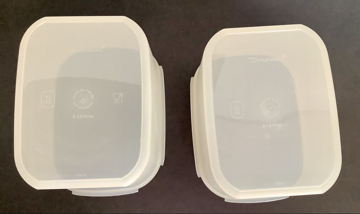 Tupperware Behälter & Ähnliches: Tupperware Vorratsdosen 2er Set 1.9 Liter  – Gebraucht aus Züberwangen von benjause 2