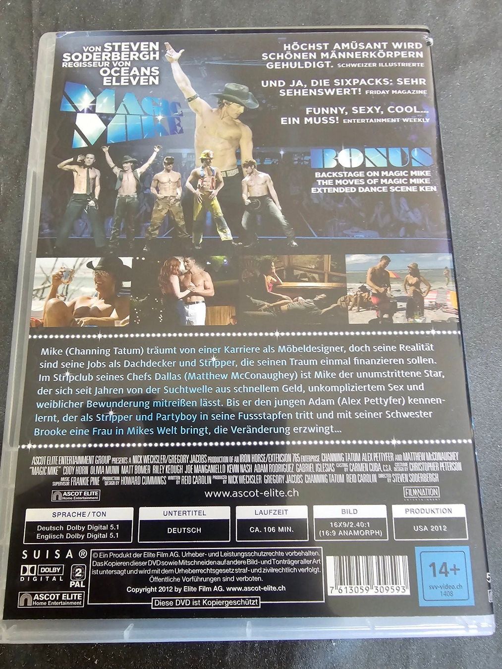 Tutti i DVDs: DVD - Magic Mike (mit Channing Tatum) – Usato da Biberist venduto da Foolio0 1
