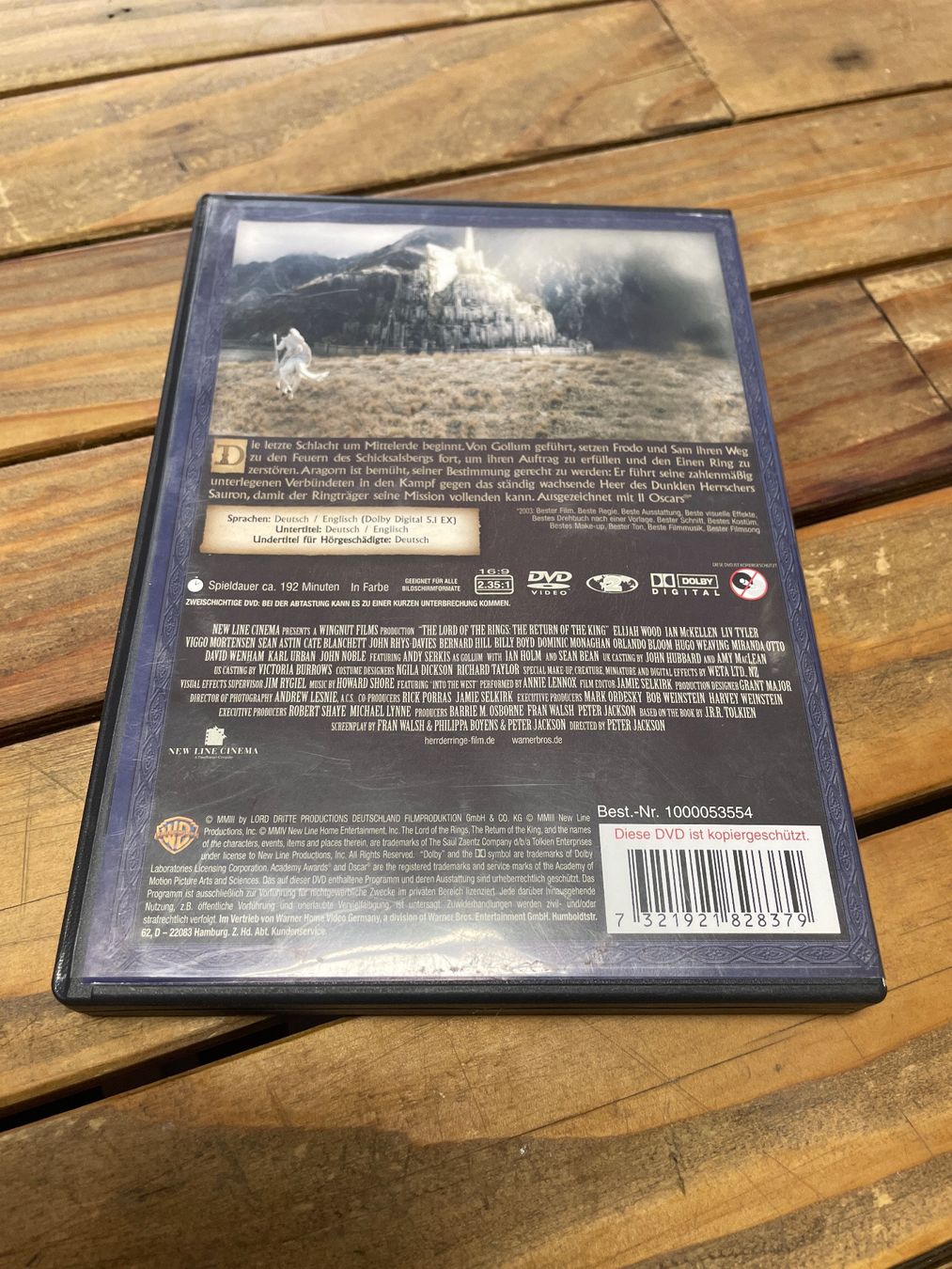 Tutti i DVDs: DVD der herr der ringe  (allemand) – Usato da moudon venduto da faucheur2 1