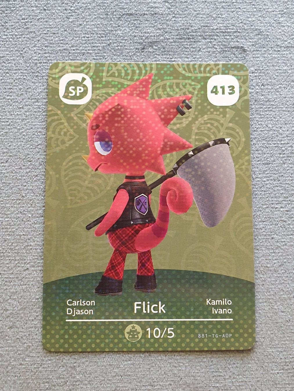Cartoline: Carte amiibo Série 5 - Flick #413 – Nuovo (secondo la descrizione) da Cossonay-Ville venduto da cba_69tt