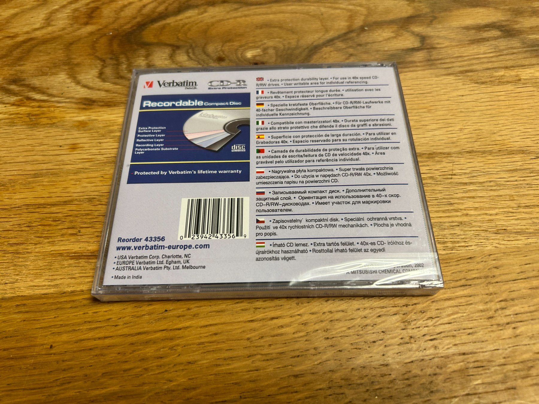 CD & DVD vergini: CD - R Verbatim NEU – Nuovo e nell'imballaggio originale da Steinach venduto da Jaguare1961 1