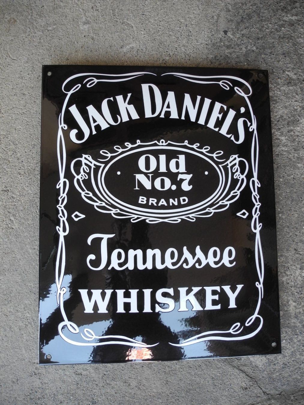Jack Daniels Schilder: JACK DANIELS EMAILSCHILD – Neu (gemäss Beschreibung) aus Reinach AG von Huckleberrysix 1