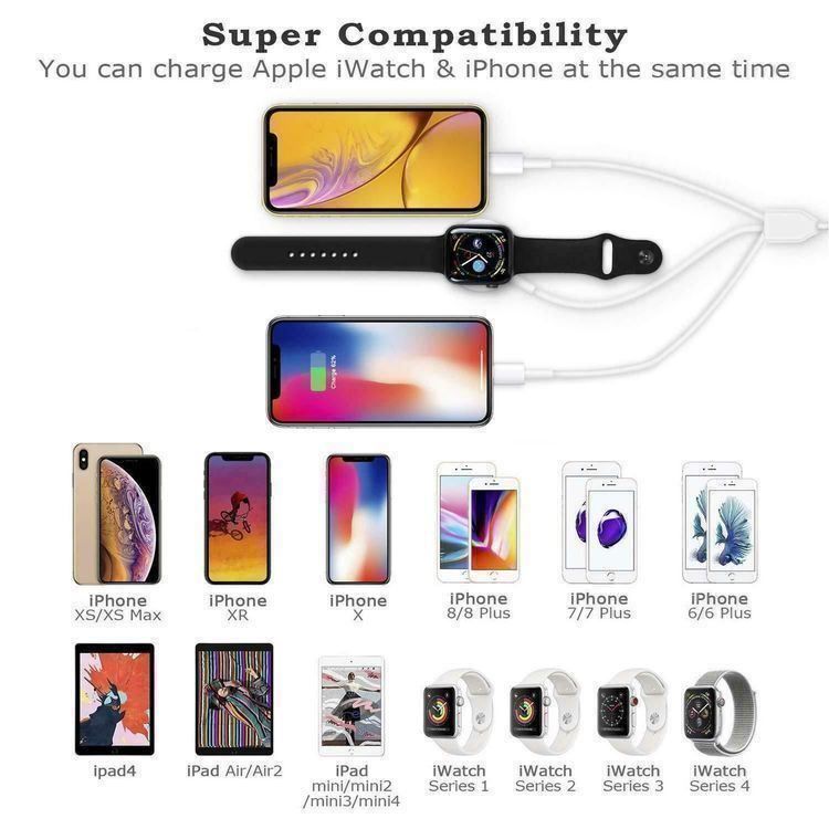 Accessori per Smartwatch: 3Duo ladekabel apple watch Restposten – Nuovo (secondo la descrizione) da Kirchdorf AG venduto da Lionstein 3