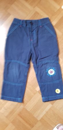 Hose blau, leicht gefüttert, Gr. 92