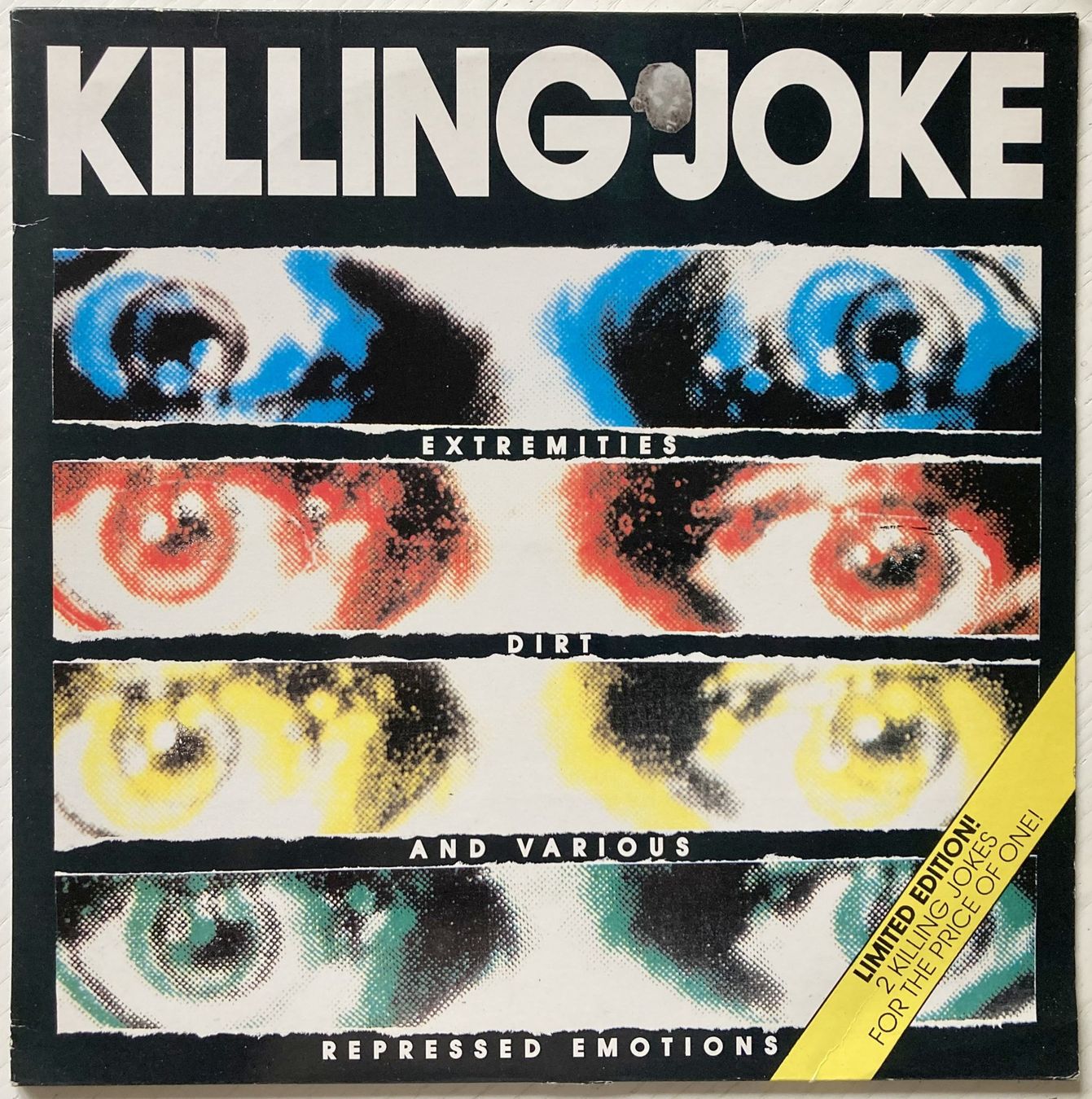 Dischi in vinile: KILLING JOKE - EXTREMITIES, DIRT AND VARIOUS REPRESSED EMOTI – Usato da Bottens venduto da hotter-than-hell