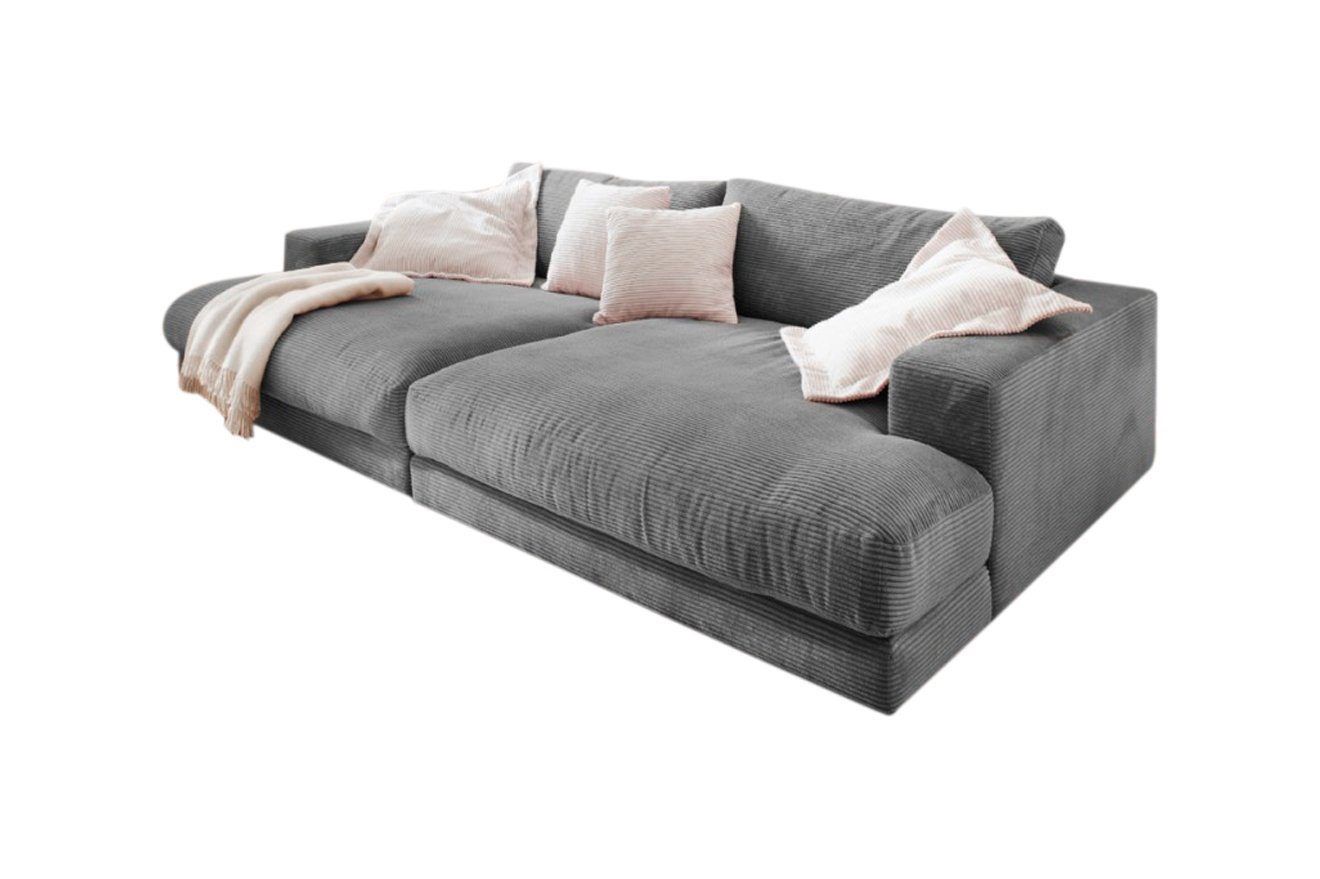 Sofas: Big Sofa High End in Cord dark grey – Neu und originalverpackt aus Bischofszell von deluxe-moebel 3