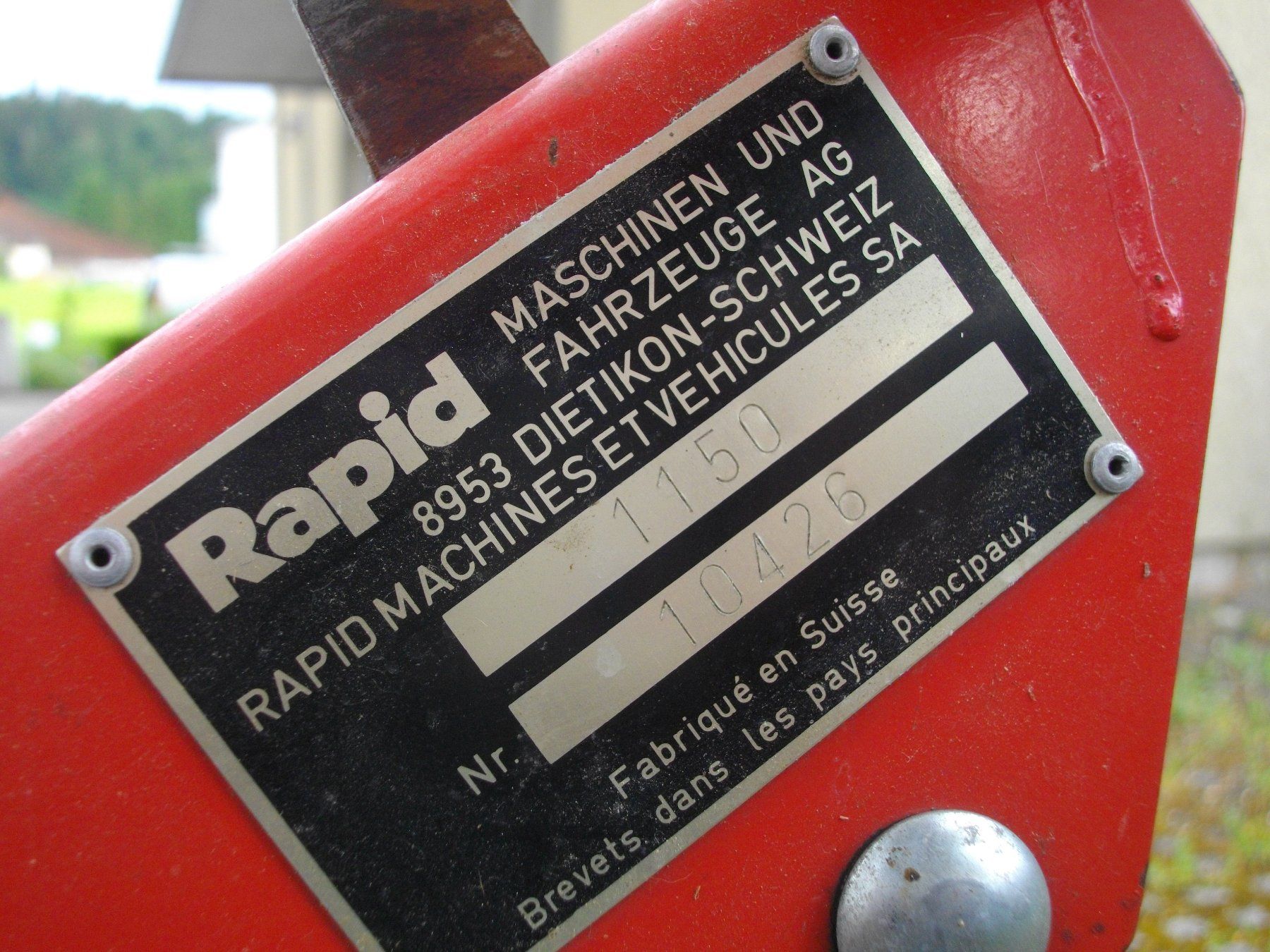 Rapid Tutte le macchine: Rapid 101 Balkenmäher – Usato da Oetwil am See venduto da Luna519 4