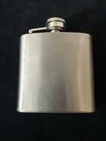 Taschenflasche Flachmann Edelstahl Schnapsflasche Hüftf
