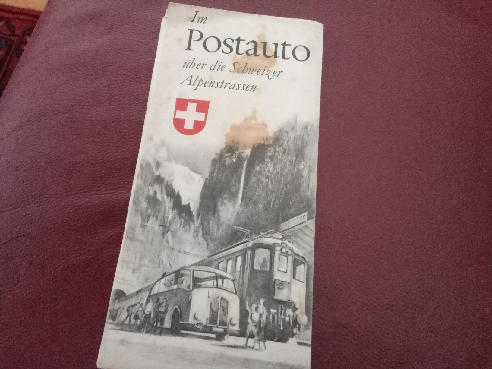 Cartine & Atlanti: IM POSTAUTO ÜBER DIE SCHWEIZER ALPENPÄSSE – Usato da Muri BE venduto da Alk