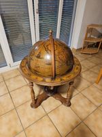 Mappamondo Bar Globo Antico Vintage Legno anni 70