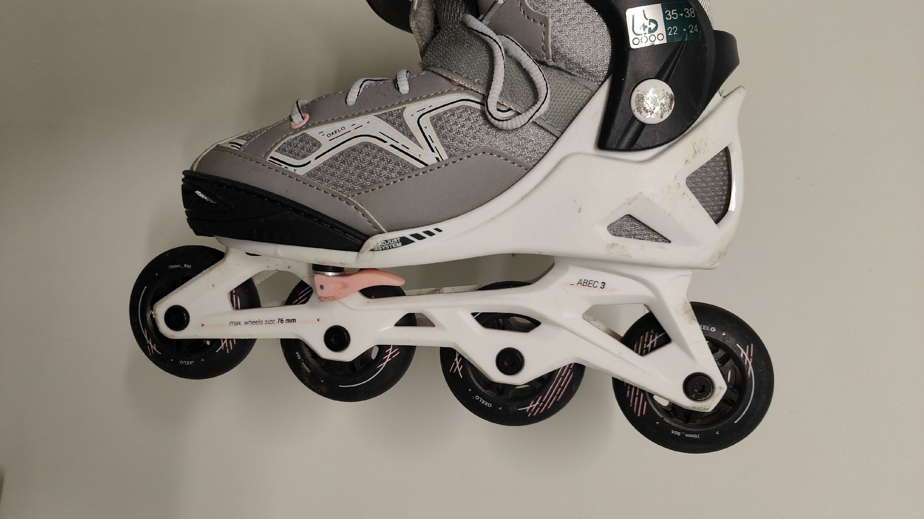Oxelo Pattini in linea & Pattini a rotelle: Oxelo Inlineskates Grösse 35-38 ABEC 3 Damen – Usato da Bassersdorf venduto da zoooropa 2