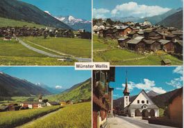 Münster Wallis Mutivues 4 vues  1978