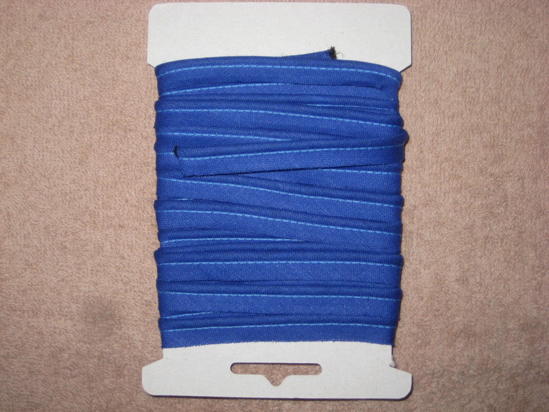 Stoffe: Paspelband Baumwolle royal 10mm breit – Neu und originalverpackt aus Füllinsdorf von Schlupp