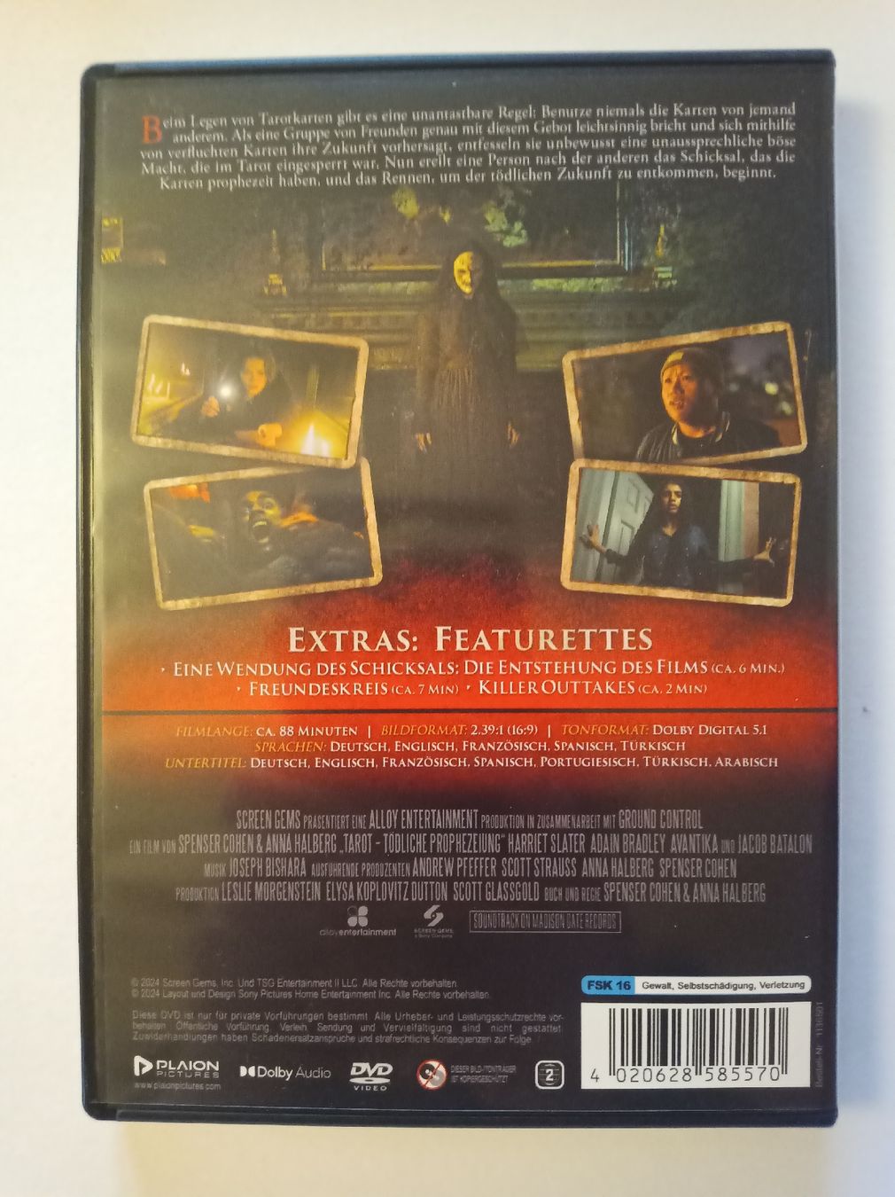 Tutti i DVDs: DVD - Tarot - Tödliche Prophezeiung – Usato da Tann venduto da Veebee6 1