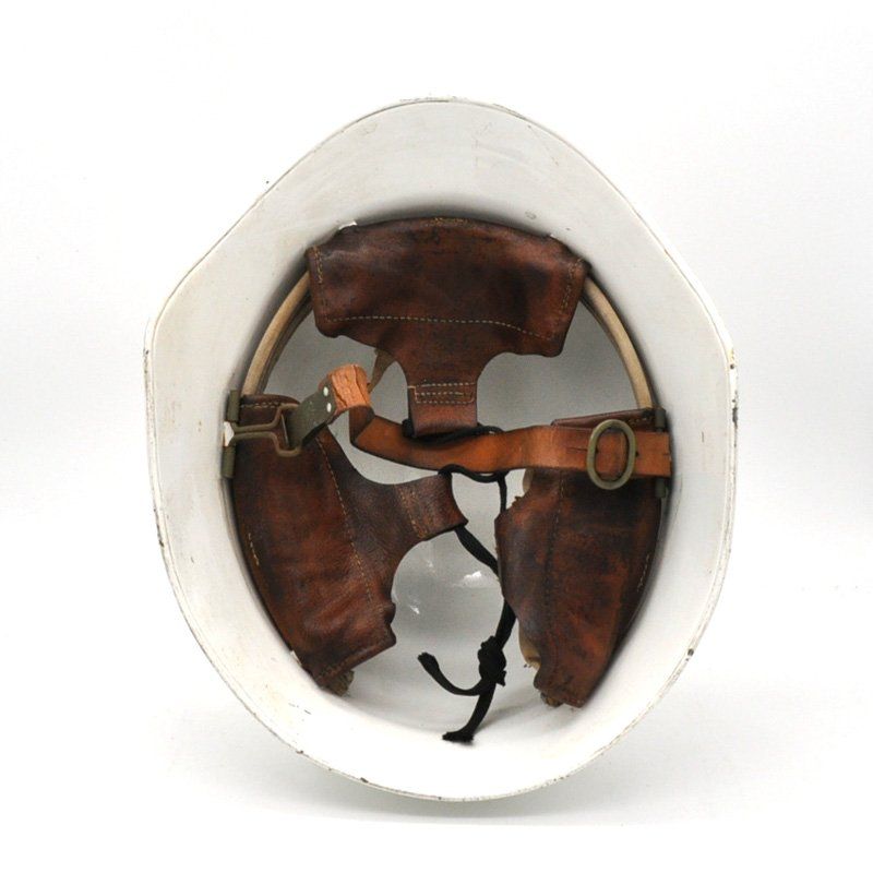 Schweizer Armee Uniformi & Effetti personali: Stahlhelm Modell 1918 Werkschutz – Usato da Uerkheim venduto da fabulafero 3