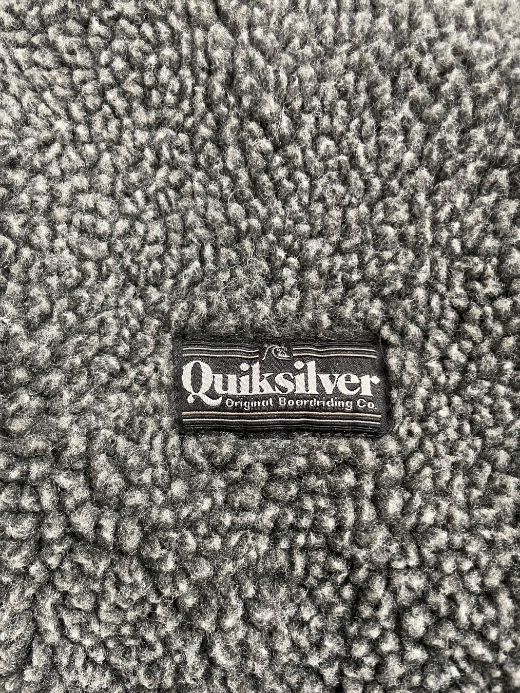 Quiksilver Giacche: Quiksilver Fleece Pullover mit Kapuze, Grau, Grösse M – Usato da Winterthur venduto da Anemone55 1