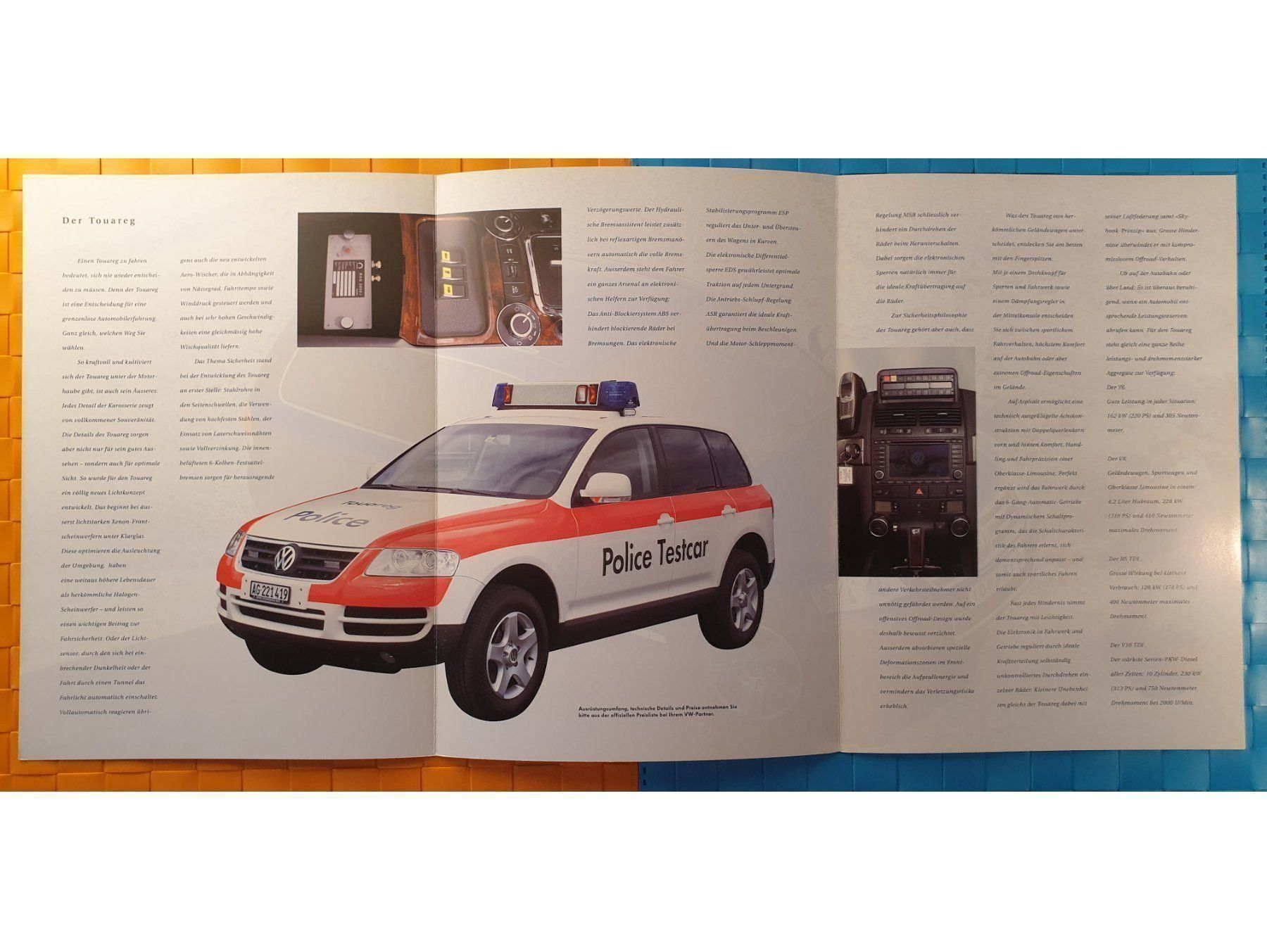 Riviste & Magazine: VW TOUAREG POLIZEI - Prospekt / Katalog – Nuovo (secondo la descrizione) da Viganello venduto da CARLiteratur 1
