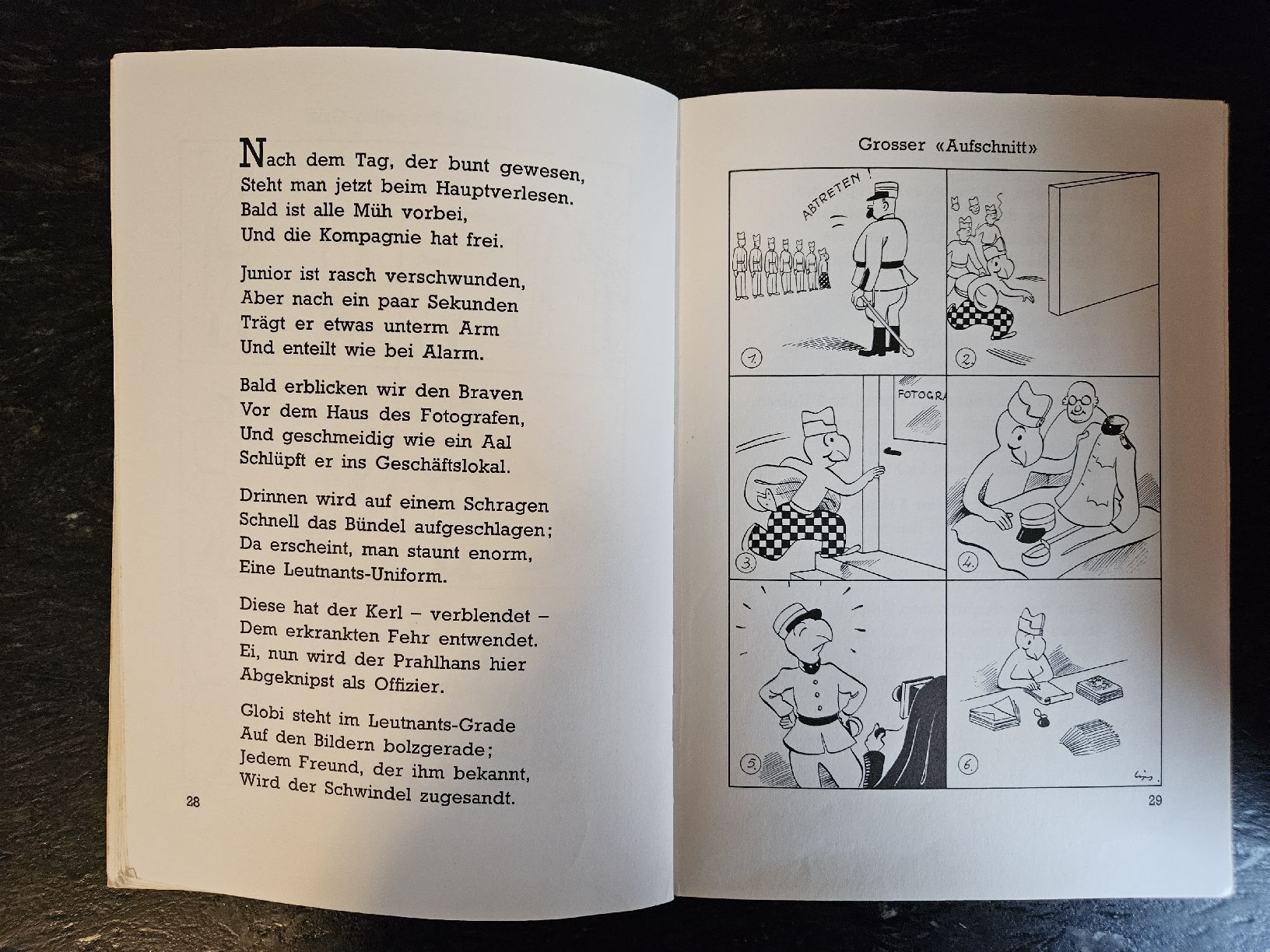 Libri: Globi wird Soldat - Kinderbuch 7. Auflage (1972) – Usato da Eschenbach SG venduto da MarThu 4